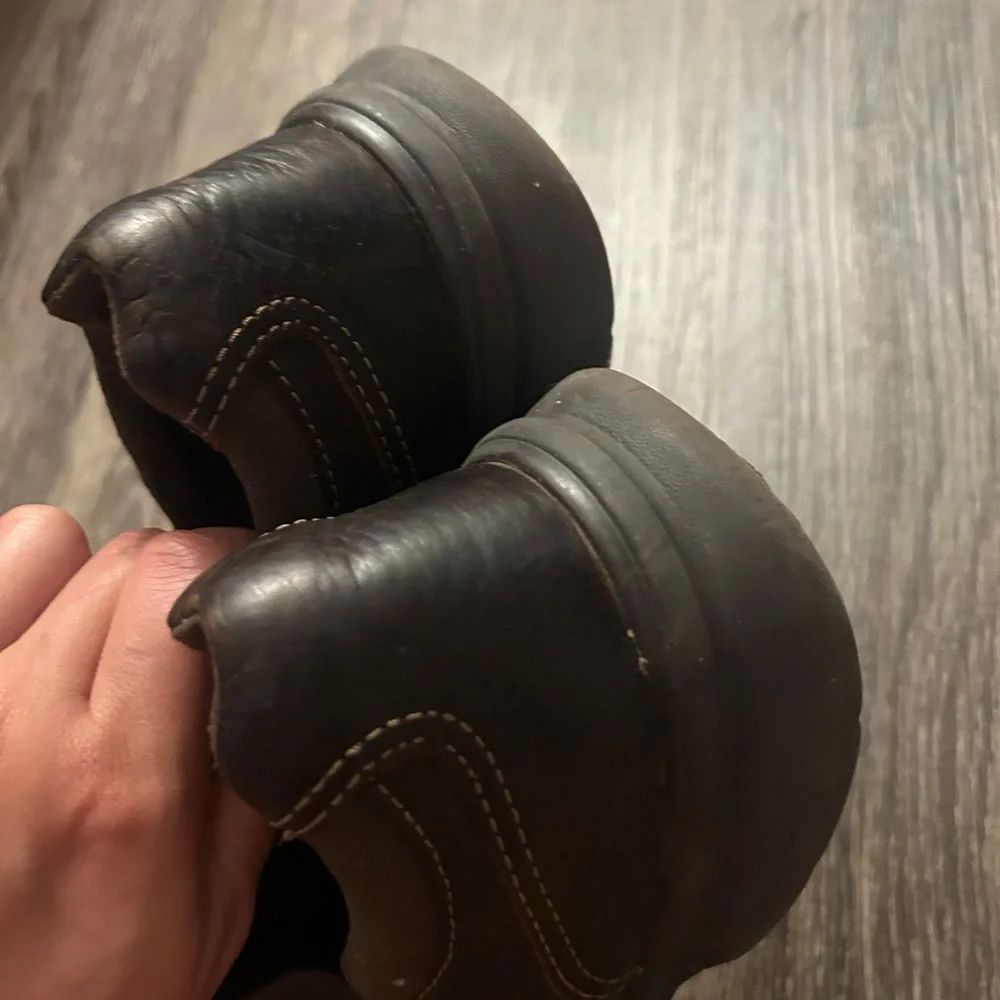 Clark’s Men's Brown Leather Slip-On Shoes 9.5 G